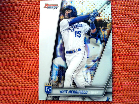 2019 Bowman Best #49 Whit Merrifield - Kansas City Royals (Base)