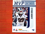 2019 NFL Contenders #24 Aaron Donald - Los Angeles Rams (MVP Contenders)