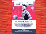 2019-20  Panini Contenders NBA #4 De'Andre Hunter - Atlanta Hawks (Rookie of the Year Contenders Set)