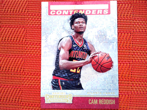 2019-20  Panini Contenders NBA #10 Cam Reddish - Atlanta Hawks (Rookie of the Year Contenders Set)