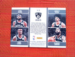 2019-20  Panini Contenders NBA # 3 Jarrett Allen/Caris LeVert/DeAndre Jordan/Kyrie Irving - Brooklyn Nets(Team Quads Set)