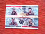 2019-20  Panini Contenders NBA # 28 Kyle Lowry/Marc Gasol/Fred VanVleet/Pascal Siakam - Toronto Raptors (Team Quads Set)