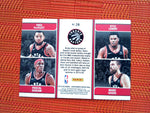 2019-20  Panini Contenders NBA # 28 Kyle Lowry/Marc Gasol/Fred VanVleet/Pascal Siakam - Toronto Raptors (Team Quads Set)