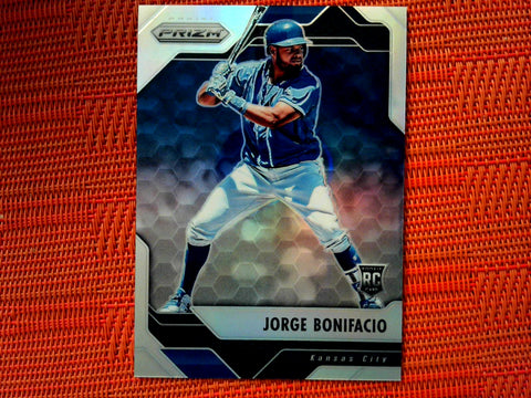 2017 Panini Prizm Silver #16 Jorge Bonifacio - Kansas City Royals