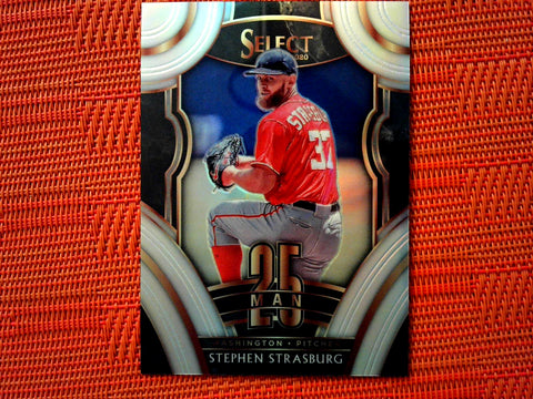 2020 Panini Select Baseball  #25M-S5 Stephen Strasburg - Washington Nationals- 25-Man Holo Silver