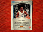 2019-20 Panini Prizm Draft Picks Basketball #61 Coby White - University of North Carolina, Chicago Bulls- Silver Crusade