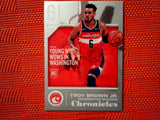 2018-19 Panini Chronicles Basketball #515 Troy Brown Jr. - Washington Wizards- Optichrome