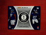 2019 Panini Contenders NFL #RN-LB Dexter Lawrence/Deandre Baker - New York Giants- Green Round 1 Round Numbers Football