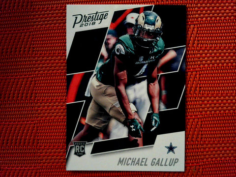 2018 Panini Prestige #287 Michael Gallup - Dallas Cowboys- Base