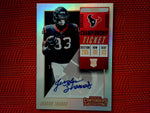 2019 Panini Contenders NFL #244 Jordan Thomas - Houston Texans- Championship Tick. Autograph 19/49