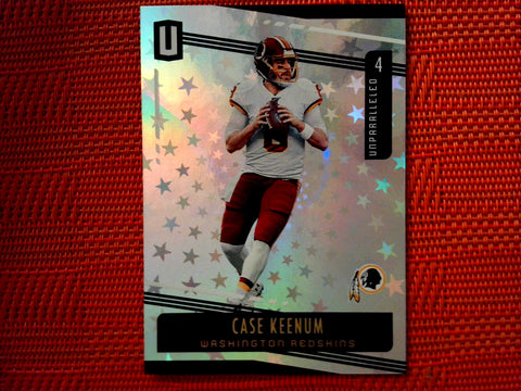 2019 Panini Unparalleled Football #114 Case Keenum - Washington Redskins- Astral  /200
