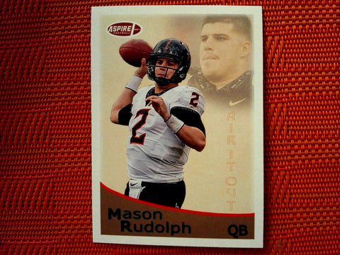 2018 Sage Football #109 Mason Rudolph - Oklahoma State University, Pittsburgh Steelers- Air It Out Football
