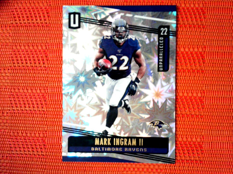 2019 Panini Unparalleled Football #41 Mark Ingram II - Baltimore Ravens- Impact 39/75