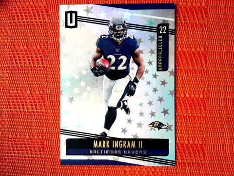 2019 Panini Unparalleled Football #41 Mark Ingram II - Baltimore Ravens-Astral  104/200