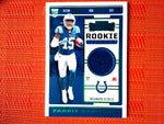 2019 Panini Contenders NFL #RTS-17 Parris Campbell - Indianapolis Colts- Green Rookie Tick. Jersey