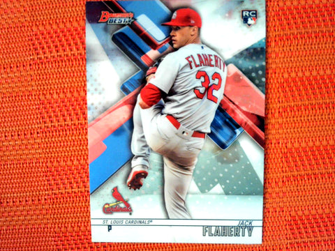 2018 Bowman's Best #41 Jack Flaherty - St. Louis Cardinals- Refractor