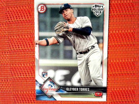 2018 Bowman Topps Holiday #TH-GT Gleyber Torres - New York Yankees