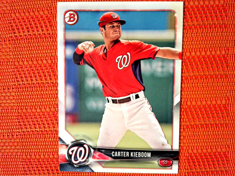 2018 Bowman  #BP7 Carter Kieboom - Washington Nationals- Base