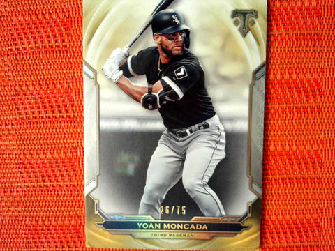 2019 Topps Triple Threads #67 Yodan Moncada - Chicago White Sox- 26/75