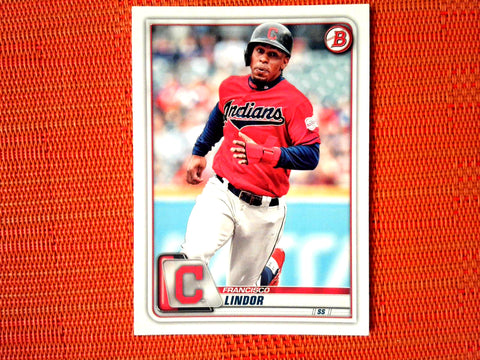 2020 Bowman #4 Francisco Lindor - Cleveland Indians (Base)