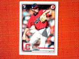 2020 Bowman #40 Aaron Civale - Cleveland Indians RC (Base)