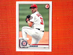 2020 Bowman #53 Max Scherzer - Washington Nationals (Base)