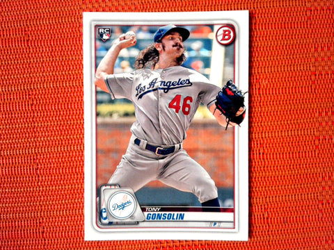 2020 Bowman #63 Tony Gonsolin - Los Angeles Dodgers RC (Base)