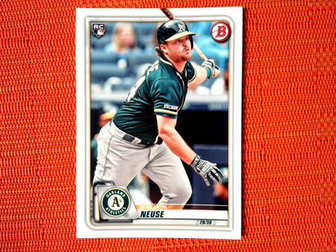 2020 Bowman #67 Sheldon Neuse - Oakland Athletics RC (Base)