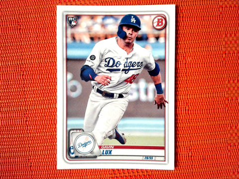 2020 Bowman #71 Gavin Lux - Los Angeles Dodgers RC (Base)