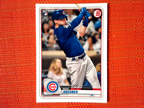 2020 Bowman #72 Nico Hoerner - Chicago Cubs RC (Base)