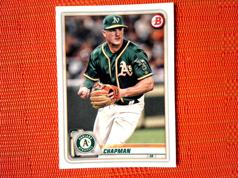 2020 Bowman #73 Matt Chapman - Oakland Athletics (Base)