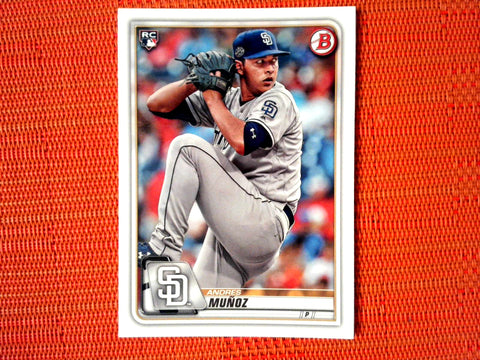 2020 Bowman #90 Andres Muñoz - San Diego Padres RC (Base)