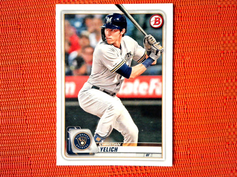 2020 Bowman #100 Christian Yelich - Milwaukee Brewers (Base)