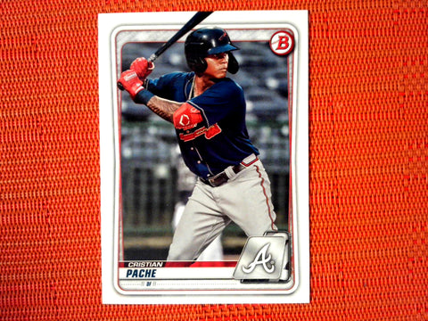 2020 Bowman #BP-5 Cristian Pache - Atlanta Braves (Base)