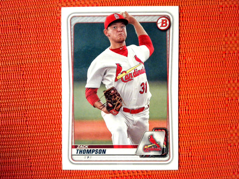 2020 Bowman #BP-6 Zack Thompson - St. Louis Cardinals (Base)