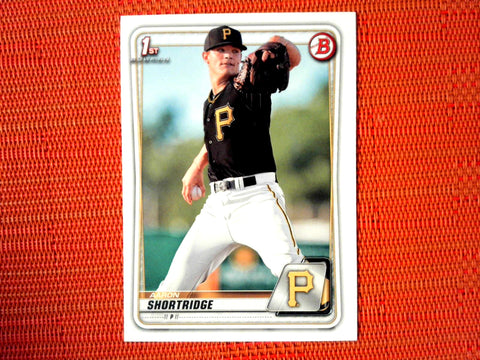 2020 Bowman #BP-9 Aaron Shortridge - Pittsburgh Pirates (Base)