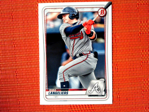 2020 Bowman #BP-21 Shea Langeliers - Atlanta Braves (Base)