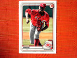 2020 Bowman #BP-47 Hunter Greene - Cincinnati Reds (Base)