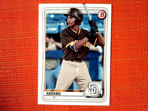 2020 Bowman #BP-62 CJ Abrams - San Diego Padres (Base)