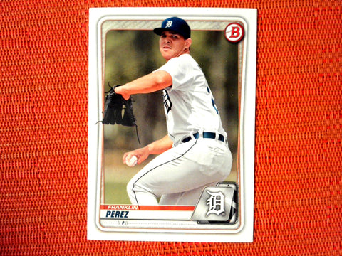 2020 Bowman #BP-63 Franklin Perez - Detroit Tigers (Base)