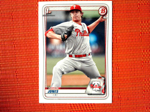 2020 Bowman #BP-65 Damon Jones - Philadelphia Phillies (Base)