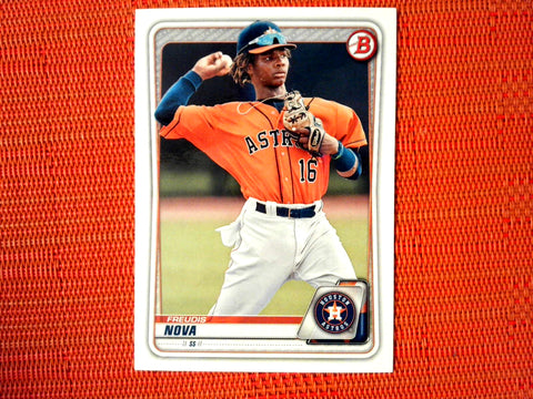 2020 Bowman #BP-82 Freudis Nova - Houston Astros (Base)
