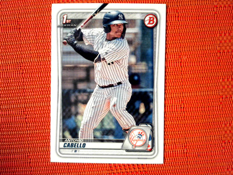 2020 Bowman #BP-85 Antonio Cabello - New York Yankees (Base)