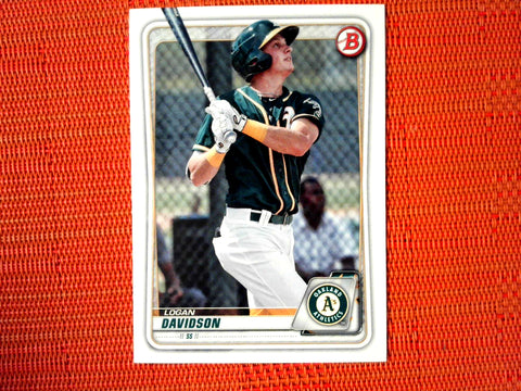 2020 Bowman #BP-88 Logan Davidson - Oakland Athletics (Base)