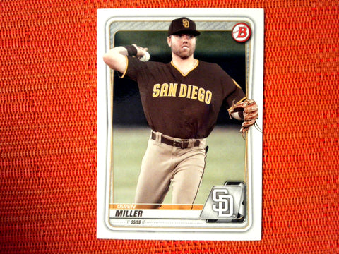 2020 Bowman #BP-102 Owen Miller - San Diego Padres (Base)