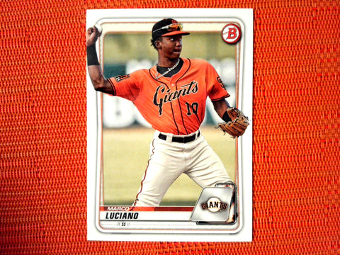 2020 Bowman #BP-103 Marco Luciano - San Francisco Giants (Base)
