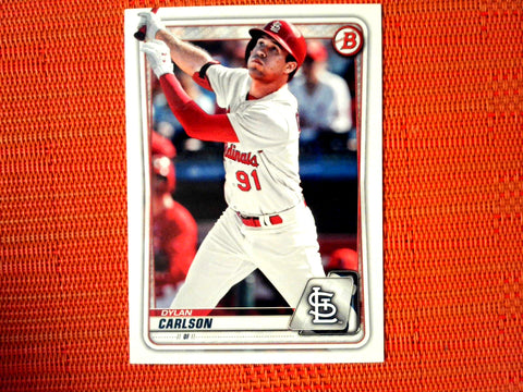 2020 Bowman #BP-106 Dylan Carlson - St. Louis Cardinals (Base)