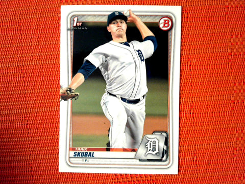 2020 Bowman #BP-108 Tarik Skubal - Detroit Tigers (Base)
