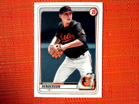 2020 Bowman #BP-134 Gunnar Henderson - Baltimore Orioles (Base)