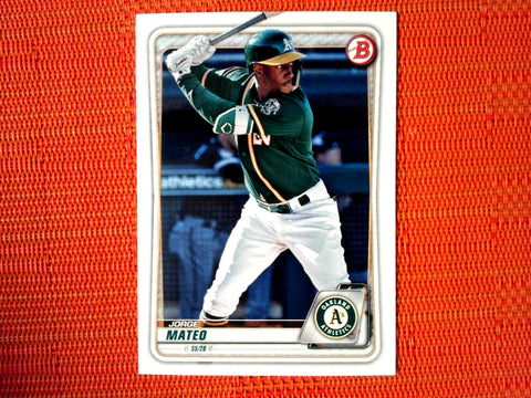 2020 Bowman #BP-138 Jorge Mateo - Oakland Athletics (Base)